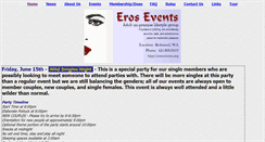 Desktop Screenshot of eros-events.org