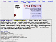 Tablet Screenshot of eros-events.org